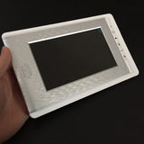 For 1V2 LCD 7'' TFT LCD Wired Video Door Phone Visual Video Intercom Speakerphone Intercom System ADD DC Power Supply
