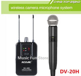 ACEMIC DV-20 Interview Wireless Handheld Microphone system wireless camera recording microphone for Carema/DV videotaping