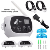 Retail  Wireless Electric Dog Pet Fence Containment System Transmitter Collar Waterproof Drop Shipping  27g9