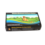 Retail  Wireless Electric Dog Pet Fence Containment System Transmitter Collar Waterproof Drop Shipping  27g9