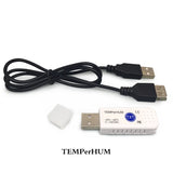 PC USB Hygrometer Thermometer -40~+85C Degree Hid TEMPerHUM Remote Temperature Humidity Recorder PC Sensor USB Port Adapter