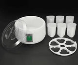 Kbxstart Automatic Yogurt Maker Machine 1.5L Natto Rice Wine Maker DIY Tool Stainless Steel Inner Yoghurt Beker 220V