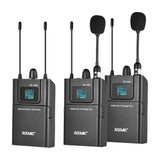 Newest ACEMIC DV-200 Dual channel wireless camera/DSLR microphone system wireless lavalier microphone
