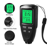 HW-300MINI Car Thickness Gauge 0-2000 UM Auto Paint Gauge Meter Metal Coating Thickness Measuring Instruments for Manufacturing