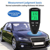 HW-300MINI Car Thickness Gauge 0-2000 UM Auto Paint Gauge Meter Metal Coating Thickness Measuring Instruments for Manufacturing
