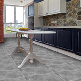 1/3/6pcs Gray Cement Self-Adhesive Floor Stickers 30x60cm Waterproof Bath Kitchen Stairs Tile Peel & Stick Wall Sticker