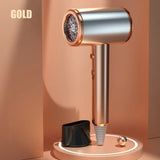 Hair Dryer 1500W Hair Care with Collagen Strong Wind Multi-speed Air Temperature Regulation Fast Drying Low Radiation