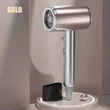 Hair Dryer 1500W Hair Care with Collagen Strong Wind Multi-speed Air Temperature Regulation Fast Drying Low Radiation