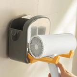 Hair Dryer Holder Wall Mounted Hair Dryer Holder Stand Hair Tool Organizer Bathroom Organizer Wall Mounted Universal Size Hair