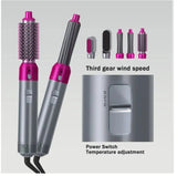 Hairdryer Comb A 5 In 1 Hot Air Comb For Curling And Straightening Hair Automatic Straight Hair Comb And Hair Dryer
