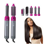 Hairdryer Comb A 5 In 1 Hot Air Comb For Curling And Straightening Hair Automatic Straight Hair Comb And Hair Dryer