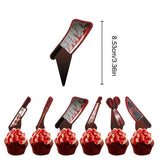 Halloween Bloody Party Decorations Scary Decorations Party Supplies Kit Bloody Themed Happy Halloween Balloon Banner Kit With