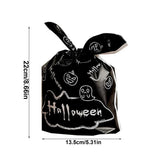 Halloween Candy Bags 50PCS Spooky Cartoon Cat Novelty Bag With Rabbit Ears Halloween Costume Accessories For Chocolate Cookies