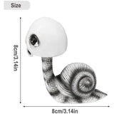 Halloween Garden Ornament Halloween Rustic Snail Skull Sculpture Creative Gifts For Tabletop Front Door Panels Stairs Living