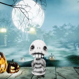 Halloween Garden Ornament Halloween Rustic Snail Skull Sculpture Creative Gifts For Tabletop Front Door Panels Stairs Living