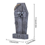 Halloween Gravestones Pendant Eerie Halloween Ornament Ghastly Sign Outdoor Home Decor Products For Living Room Bedroom Garden