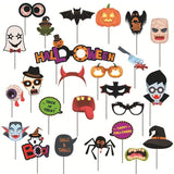 Halloween Party Decorations Kit Creative Halloween Banner Balloon Decor Reusable Halloween Background Layout Banner