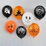 Halloween Party Decorations Kit Creative Halloween Banner Balloon Decor Reusable Halloween Background Layout Banner