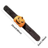 Halloween Slap Band Bracelets Halloween Decorations Slap Bracelets Portable Halloween Designs Snap Bracelets Craft For Kids