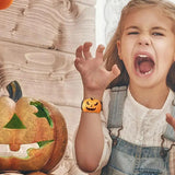 Halloween Slap Band Bracelets Halloween Decorations Slap Bracelets Portable Halloween Designs Snap Bracelets Craft For Kids