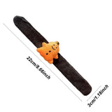 Halloween Slap Band Bracelets Halloween Decorations Slap Bracelets Portable Halloween Designs Snap Bracelets Craft For Kids