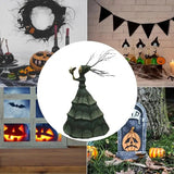 Halloween Witch Resin Statue Halloween Witch Statue Creepy And Scary Nightmare Witch Ornament Horror Handicraft Decor Bookshelf