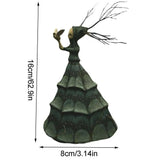 Halloween Witch Resin Statue Halloween Witch Statue Creepy And Scary Nightmare Witch Ornament Horror Handicraft Decor Bookshelf