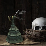 Halloween Witch Resin Statue Halloween Witch Statue Creepy And Scary Nightmare Witch Ornament Horror Handicraft Decor Bookshelf