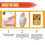 Hand Warmers Multi-Functional Air Activated Hand Warmers Shoulder Abdomen Heat Patches For Working Cycling Walking Traveling