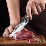 Handmade Kitchen Knife Boning Knife Outdoor Hunting Camping Knife Forged Knife Military Knife- Good for Camping Survival Outdoor