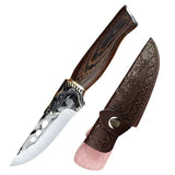 Handmade Kitchen Knife Boning Knife Outdoor Hunting Camping Knife Forged Knife Military Knife- Good for Camping Survival Outdoor