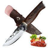 Handmade Kitchen Knife Boning Knife Outdoor Hunting Camping Knife Forged Knife Military Knife- Good for Camping Survival Outdoor