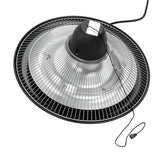 Hanging Patio Heater IP23 Waterproof Outdoor Ceiling Electric Heater Silent Operation 3S Heating EU 220V 1500W