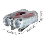 Hat Light Mini Head Lamp For Baseball Visor Waterproof Hat Clip Head Hat Light Mini Head Lamp Flashlight Headlamp For Night
