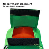 Hay Feeder Tote Bag Rabbit Food Dispensers Bag Single Holes Hang Hay Feeding Bag Hay Feeder Storage For Pet Pigs Guinea Pigs