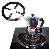 1 PC Moka Pot Stove Stand Steel Coffee Pot Holder Gas Range Support Ring Burner Grate Gas Hob Rack Kitchen Accessories