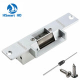 12V Stainless Steel Electric Strike Lock NC mode Door Access Control System Fail Secure