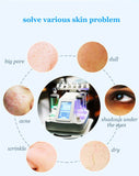 New 6 in 1 Hydra Dermabrasion Aqua Peel Skin Care BIO Light RF Face Cleaning Vacuum Hydro-oxygen Jet Machine Shell Beauty Ma