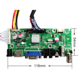 HD+VGA+2AV+USB+Audio LCD Controller Board for 17inch 1440x900 B170PW07 N170C2 LP171WP5 LM171W02-TLB2 LCD Screen