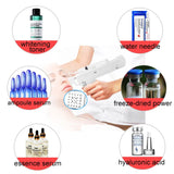 Titanium Crystal Injection Gun Mesotherapy Rejuvenation Wrinkle Removal Beauty Machine No Needle Skin Care Tool