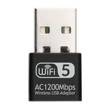 1200Mbps USB Wifi Adapter Wi-fi Adapter 2.4G 5Ghz Antenna USB2.0 Ethernet PC Network Lan Dongle AC Signal Receiver