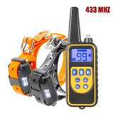 H880 Remote Control Electric Dog Training Collar Pet Waterproof Rechargeable with LCD Display for Shock Vibration Sound 433 Mhz