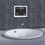 Multifunctional Waterproof Bathroom Clock Thermometer Hygrometer Home Desktop Timer Analog Display Count Down Limit Alarm Meter