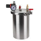 2L Dispenser Pressure Tank 304 Stainless Steel Glue Storage Tank Fluid Dispensing Bucket With Safety Valve Pressure Valve