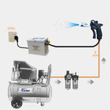 AC 220V Industrial Ionizing Air Gun Electrostatic Ion Blower Ion Wind Snake Machine Ion Generator Electrostatic Eliminator 5.6KV