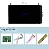13.3" VS133GF-B001 1920X1080 LCD Screen With EDP LCD controller Drive Board