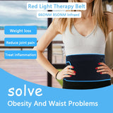 Red Light Therapy Belt LED Infrared Therapy Wave Length 660nm/850nm Pain Relief Reduce Joint Pain Treat Wrap Deep Therapy Pad