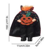 Headless Pumpkin Doll Halloween Headless Pumpkin Dolls Creative Sequined Handmade Pumpkin Cute Ghost Doll Horrific Doll Ornament