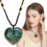 Heart-shaped Pendant With Chain Heart-Shaped Pendant Necklace For Mental Health Stylish Jewelry Birthday Gifts For Shopping Home