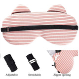 Heated Eye Mask Electric Heating Eye Pad with Heat & Time Control Hot Compress For Puffy Eye Styes Blepharitis Sleeping Eye Mask